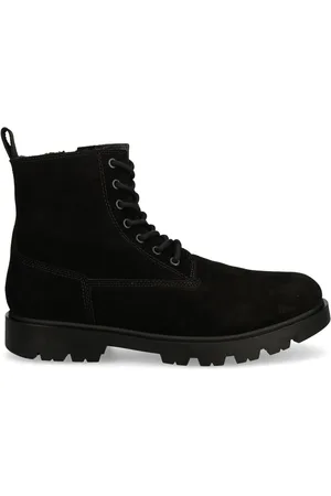 HUGO BOSS Lace up suede boots