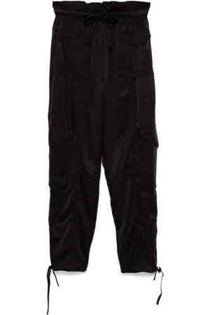 Ganni Washed satin trousers
