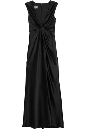 Amsale Fluid twisted draped dress