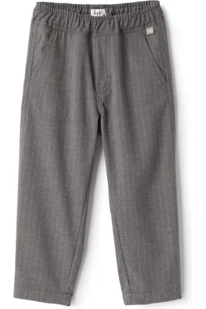 Il gufo Pinstripe tapered trousers
