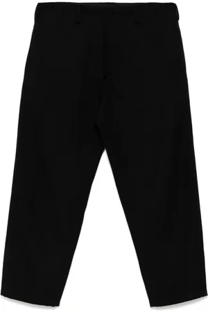 YOHJI YAMAMOTO Twill straight-leg trousers