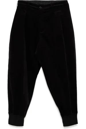 YOHJI YAMAMOTO Velvet tapered trousers