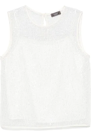 PESERICO SIGN Open-knit top