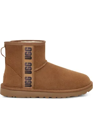 UGG Classic suede logo-detail ankle boots