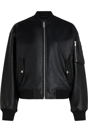 Karl Lagerfeld Faux-leather bomber jacket