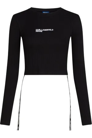 Karl Lagerfeld Long-sleeved ribbed T-shirt
