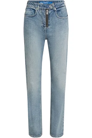 Karl Lagerfeld High-rise straight-leg jeans
