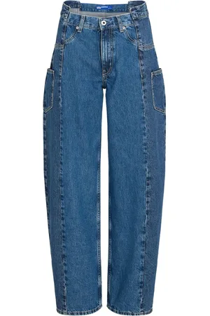 Karl Lagerfeld Deconstructed mid-rise jeans