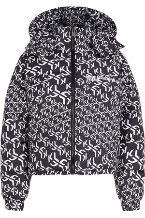 Karl Lagerfeld Monogram puffer jacket
