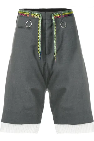 R13 Dropped crotch shorts