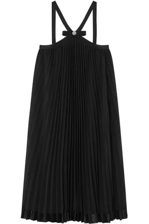 VERSACE Bow-detailing midi dress