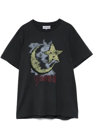 Ganni Moonlight-print T-shirt