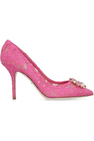 Dolce & Gabbana Taormina-lace crystal-embellished pumps