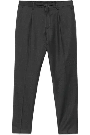 Manuel Ritz Pleated tapered trousers