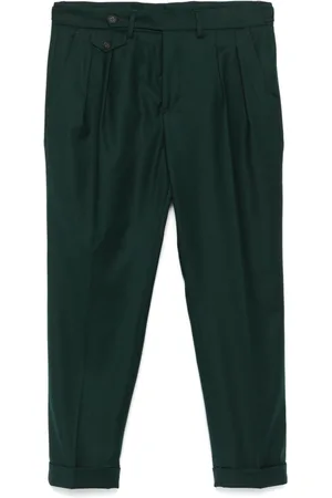 Manuel Ritz Pleated tapered trousers