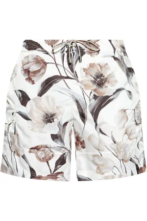 Dolce & Gabbana Floral-print swim shorts