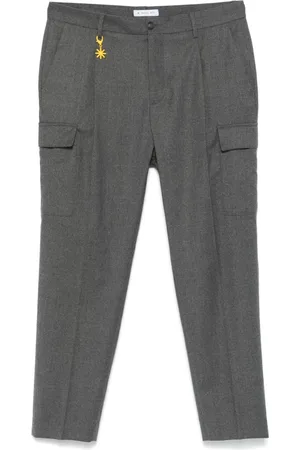 Manuel Ritz Pleated cargo trousers