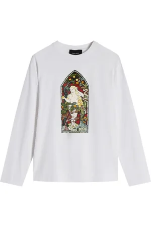 Simone Rocha Stained glass-graphic print cotton t-shirt