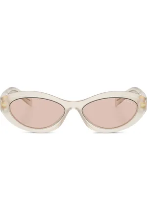 Prada Transparent oval sunglasses