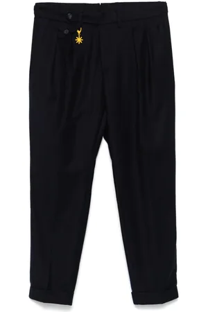 Manuel Ritz Pleated tapered trousers