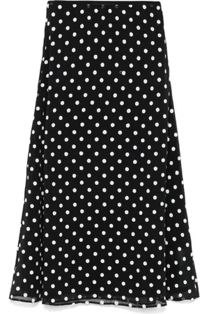 ROTATE Chiffon midi skirt