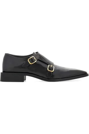 Salvatore Ferragamo Buckle leather loafers
