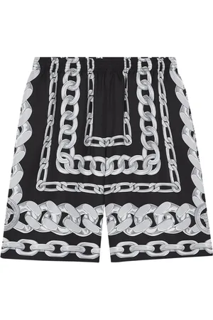 VERSACE Medusa Chains silk shorts