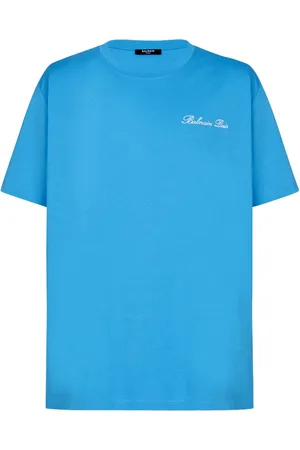 Balmain Embroidered signature logo t-shirt
