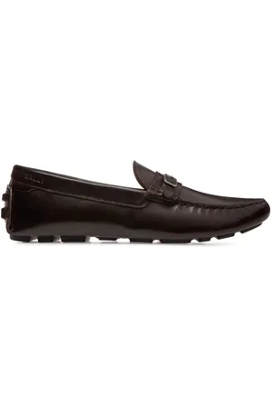 Bally Buckle-embellished leather loafers