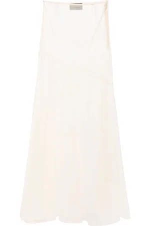Simone Rocha Sheer bias cut maxi skirt