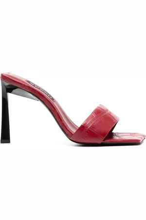 SENSO Floss 90mm square-toe leather pumps