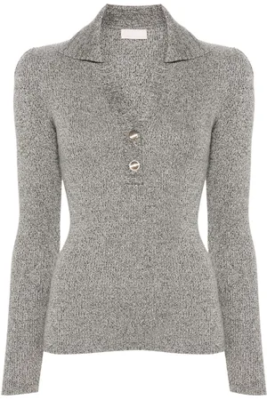 Liu Jo Lurex-detail knitted top