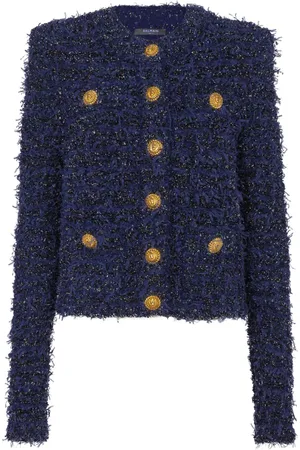 Balmain Buttoned tweed jacket