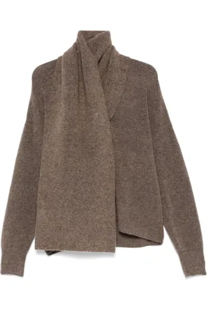 Totême Attached-scarf sweater