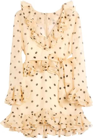 VALENTINO GARAVANI Polka dot-print organza mini dress