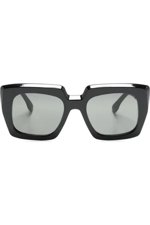Retrosuperfuture Logo-print square-frame sunglasses