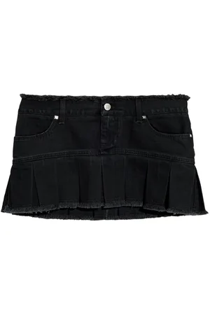 MISBHV Logo patch denim skirt