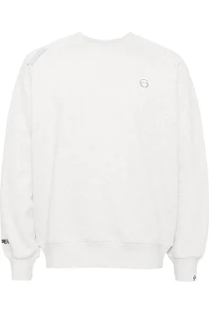 A Bathing Ape Logo-patch crew-neck sweatshirt