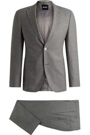 HUGO BOSS M??lange-effect suit
