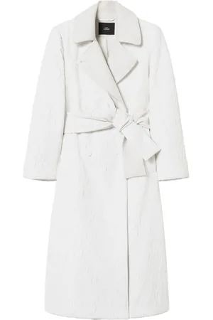 Twin-Set Embossed double-breasted coat