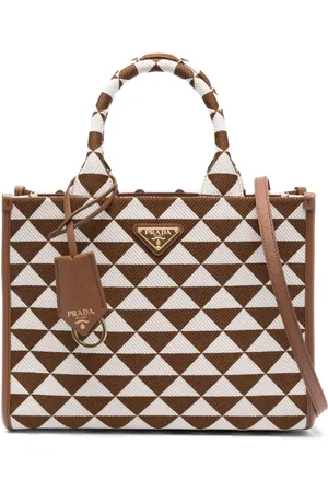 Prada Small Symbole jacquard tote bag