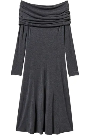 Twin-Set Off-shoulder midi dress
