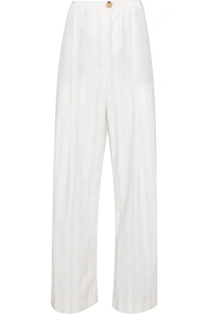 Vince Striped wide-leg trousers