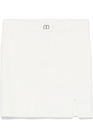 Twin-Set Bouclé mini skirt