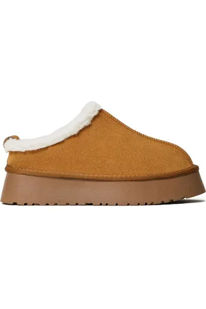 Twin-Set Faux-shearling slippers