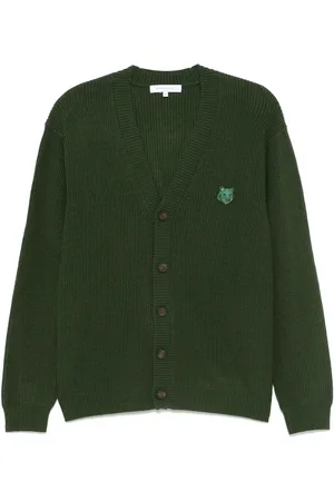 Maison Kitsuné Fox-patch cardigan