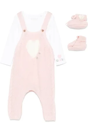 Guess Purl-knit babygrow set
