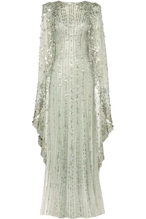 Jenny Packham Blaize sequin-embellished gown