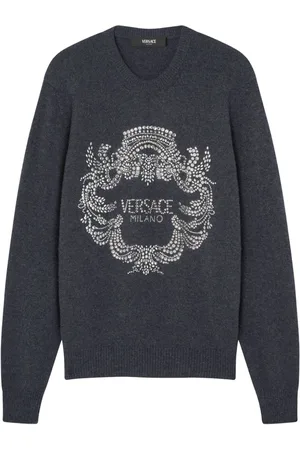 VERSACE Embroidered Medusa sweater