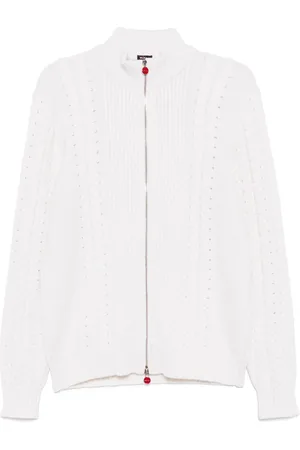 Kiton Cable-knit cashmere cardigan
